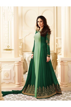 Kareena Kapoor Pista green and dark green georgette anarkali