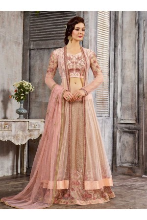 Light Pink color wedding wear Lehenga Choli