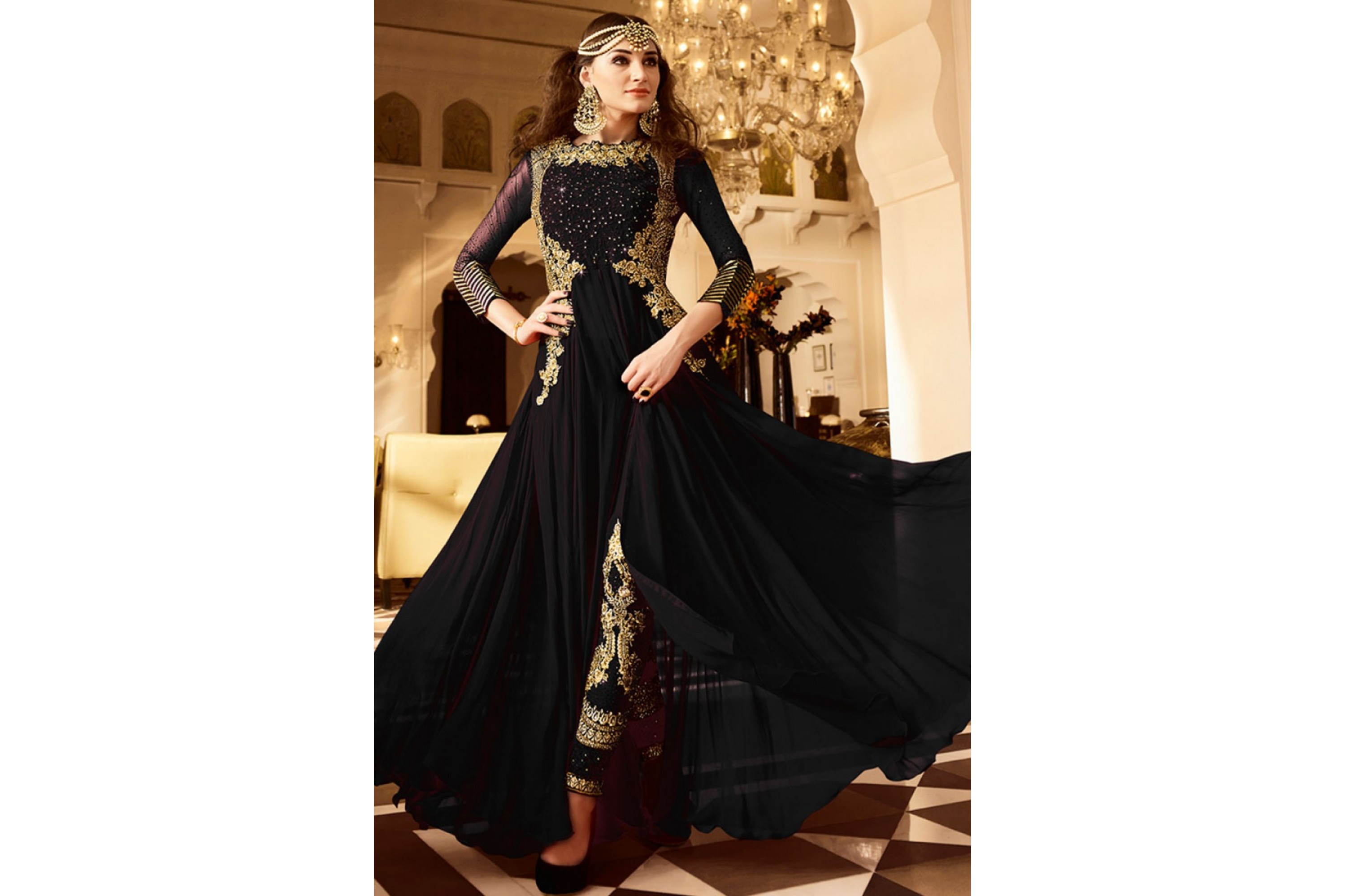 georgette party wear