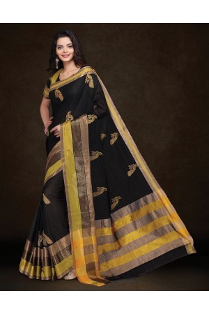 Mysha Malhar Black Designer Saree