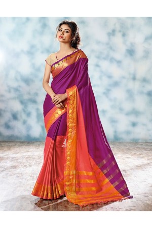 Farica Designer Cotton Saree