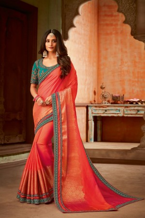 Indian party wear saree 2404