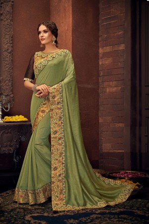 Indian wedding wear saree 13402