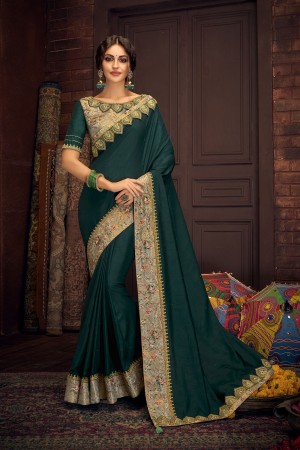 Indian wedding wear saree 13408