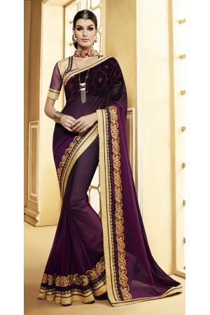 Party-wear-purple-color-7-saree