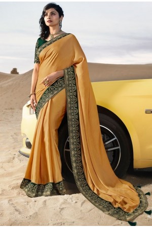 prachi desai apricot silk saree 20583