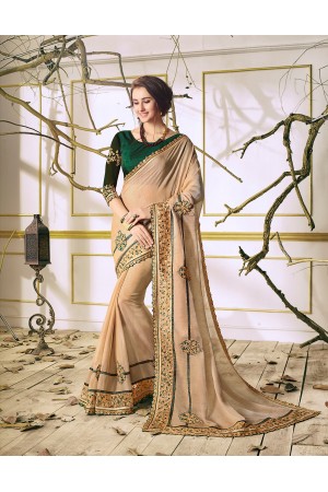 Party wear indian wedding designer saree 6309