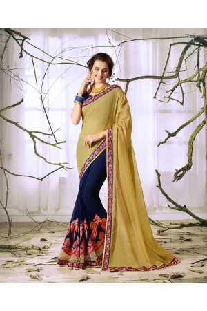 Party wear indian wedding designer saree 6311