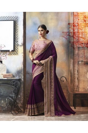 Party wear indian wedding designer saree 6709