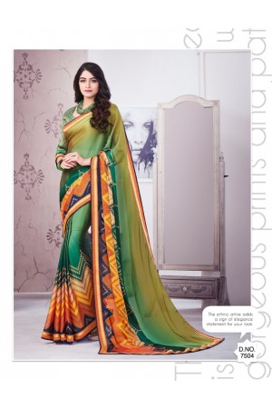 Party wear indian wedding designer saree 7504