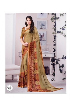 Party wear indian wedding designer saree 7505