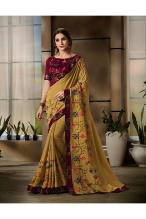 Party wear indian wedding designer saree 8701