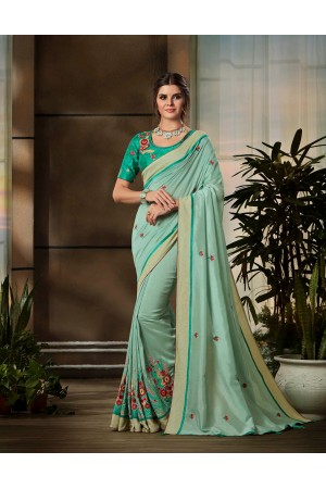 Party wear indian wedding designer saree 8703
