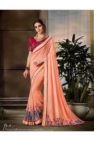 Party wear indian wedding designer saree 8704