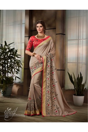 Party wear indian wedding designer saree 8708