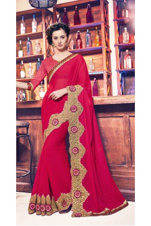 Party-wear-red-11-color-saree
