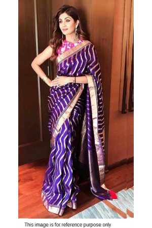 Bollywood Shilpa Shetty Inspired Pure handloom silk saree