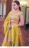 Bollywood Sonakshi Sinha Inspired yellow silk lehenga