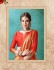 Orange Banarasi Silk Designer Classic Wear Banarasi Silk Saree 61924