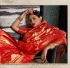 Red Kanchipuram Silk party wear saree 58077
