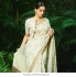 Bollywood Sonam Kapoor Inpired Ivory gold uppada silk saree