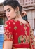 Red Traditional Silk Jacquard Lehenga Choli Latest 2701