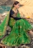 Green silk embroidered festival wear saree 207
