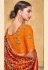 Red banarasi silk saree with blouse 3103
