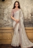 Gray lycra saree with blouse 11212