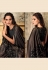Brown lycra saree with blouse 11222