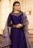 Drashti dhami purple georgette indo western lehenga choli 45001