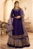 Drashti dhami purple georgette indo western lehenga choli 45001