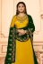 Drashti dhami yellow georgette long choli lehenga 45004