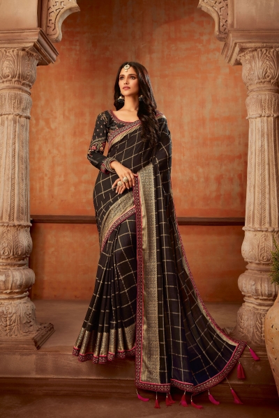 Indian party wear saree 2403