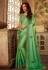 Light green silk saree with blouse 5109