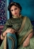 Light green art silk embroidered party wear saree 88343