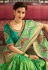 Light green banarasi silk saree with blouse 6003