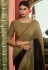 Golden silk festival wear saree 115