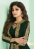 Shamita shetty green georgette embroidered long anarkali suit 7133