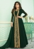 Shamita shetty green georgette embroidered long anarkali suit 7133