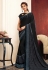 Black lycra festival wear saree 11316