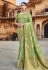 Green silk party wear saree 3502