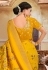 Yellow silk saree with blouse 3507