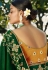 Green silk saree with blouse 4734