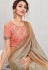 occasional grey silk georgette embroidered saree 11408