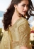 beige satin silk heavy embroidered saree 6203