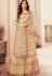 drashti dhami cream jacquard embroidered sharara suit 5404