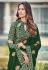 Green silk saree with blouse 94258