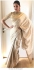 Bollywood Deepika Padukone Off white gold Pure silk saree