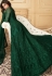 shamita shetty green net abaya style anarkali suit 7174